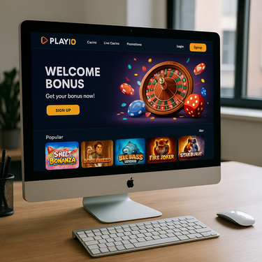 PlayIO Casino - Desktop Platform Design - Overzichtelijk Interface